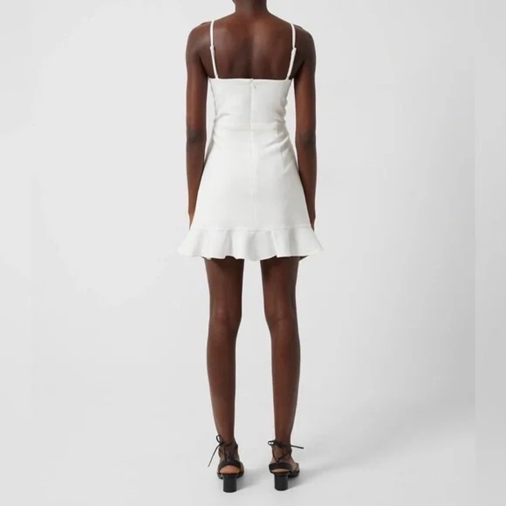 French Connection Sydney Dress Size 8 in White - Picture 2 of 4
